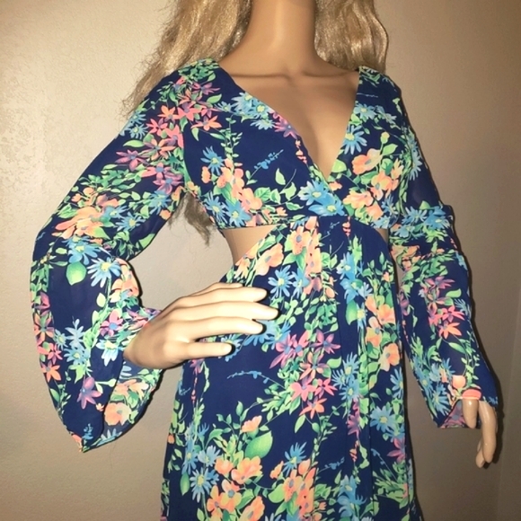 🎉Floral Long Sleeve Dress | Sz M - Picture 2 of 3